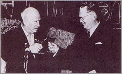 Sovyetler lideri Nikita Kruşçev ve Yugoslav devlet başkanı Josip Broz Tito (photo: AIA archive)