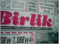 Türk gazetesi Birlik (photo: turkishmedia.org.mk)